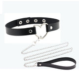 Gothic Cosplay Slave Costume BDSM Bondage Choker Necklace
