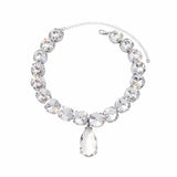 Sexy Flash Crystal Chocker Neck Jewelry Necklace