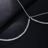 Sexy Rhinestone Bust Chain Bra Harness Body Chain Necklace