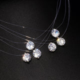 Shinning Zircon Choker Necklace for Women