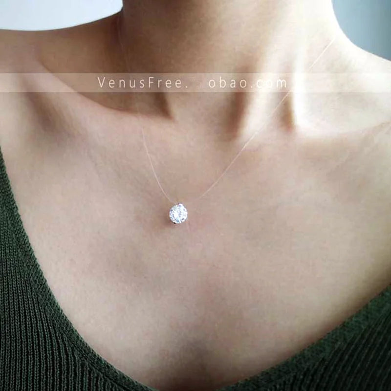 Shinning Zircon Choker Necklace for Women