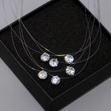 Shinning Zircon Choker Necklace for Women