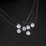 Shinning Zircon Choker Necklace for Women