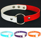 Sexy Gothic Collar Necklaces Leather Buckle Choker