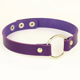 Sexy Gothic Collar Necklaces Leather Buckle Choker