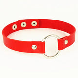 Sexy Gothic Collar Necklaces Leather Buckle Choker