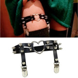 Vintage Gothic Heart Charm Punk Choker Necklace