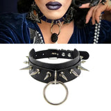Vintage Gothic Heart Charm Punk Choker Necklace