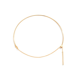 Golden Long Pendant Chain Necklace for Women