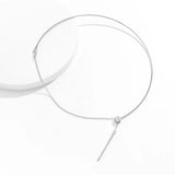Golden Long Pendant Chain Necklace for Women