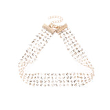Wide Metal Collar Choker Necklace Sexy Statement Party Jewelry