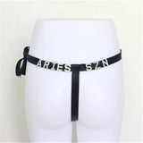 Sexy Rhinestone Zodiac Waist Chain Thong Beach Jewelry Gift