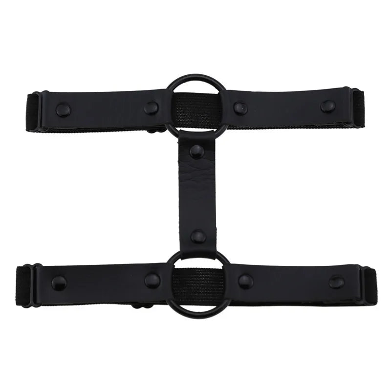 Sexy Elastic Leather Leg Ring Garters Punk Thigh Ring Gothic Harajuku Bondage