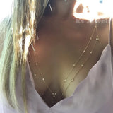 European Beach Bikini Rhinestone Body Chain