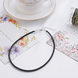 Thin Leather Rope Choker Necklace Habasha Style Accessory