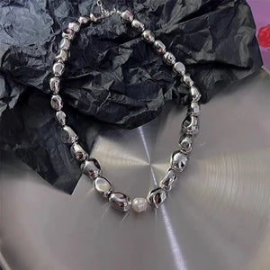 Acrylic Beads Necklace Pearl Clavicle Chain Gift