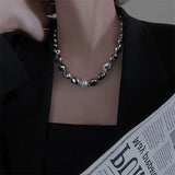 Acrylic Beads Necklace Pearl Clavicle Chain Gift
