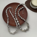 Acrylic Beads Necklace Pearl Clavicle Chain Gift