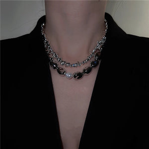 Acrylic Beads Necklace Pearl Clavicle Chain Gift