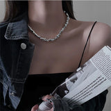 Acrylic Beads Necklace Pearl Clavicle Chain Gift