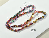 Crystal Glass Gravel Beads DIY Ear Stud Necklace Bracelet Accessories