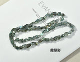 Crystal Glass Gravel Beads DIY Ear Stud Necklace Bracelet Accessories