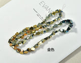 Crystal Glass Gravel Beads DIY Ear Stud Necklace Bracelet Accessories