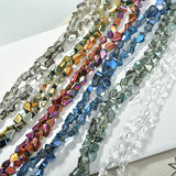 Crystal Glass Gravel Beads DIY Ear Stud Necklace Bracelet Accessories