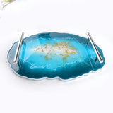 Oval Fruit Tray Silicone Mold Coaster DIY Set Irregular Plate Resin Mold
