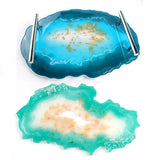 Oval Fruit Tray Silicone Mold Coaster DIY Set Irregular Plate Resin Mold