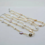 Baroque Pearl Short Necklace Freshwater Pearl Ladies Necklace