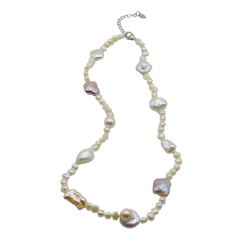 Baroque Pearl Short Necklace Freshwater Pearl Ladies Necklace