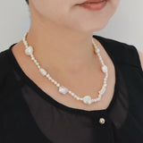 Baroque Pearl Short Necklace Freshwater Pearl Ladies Necklace