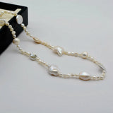Baroque Pearl Short Necklace Freshwater Pearl Ladies Necklace