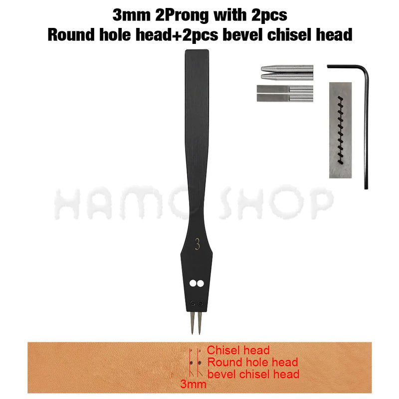 Leather Craft DIY Chisel Hole Punch Set