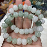 Jade Stone Beads Bracelet Natural Gemstone DIY Jewelry For Women