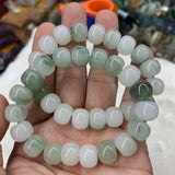 Jade Stone Beads Bracelet Natural Gemstone DIY Jewelry For Women