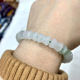 Jade Stone Beads Bracelet Natural Gemstone for Women Gift