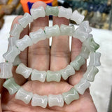 Jade Stone Beads Bracelet Natural Gemstone for Women Gift