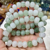 Jade Stone Beads Bracelet Natural Gemstone DIY Jewelry For Women