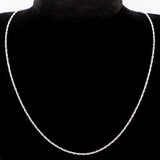 925 Solid Sterling Silver Necklace chain for Women 20inch