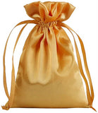 SheepSew 30 Pack 5 x 7 Pink Satin Gift Bags Drawstring Pouch