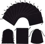 SheepSew 30 Pack Velvet Bags Drawstring Jewelry Pouches 4.7X 5.9in Wedding Gift