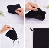 SheepSew 30 Pack Velvet Bags Drawstring Jewelry Pouches 4.7X 5.9in Wedding Gift