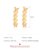 Butterfly Ear Bone Clip for Women Delicate Earrings Without Piercing
