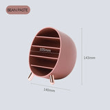 Cosmetics Box with Lipstick Grid Jewelry Storage