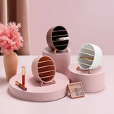 Cosmetics Box with Lipstick Grid Jewelry Storage