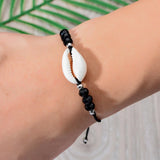 Colorful Crystal Beads Shell Bracelet Set Hand Woven Hand String Bracelet