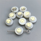 Bronzing Moon Star Hearts Shell Bead Charm Freshwater Pearl Jewelry Making