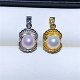 Shell Cage Pendant Base Mount Finding Settings for Pearls